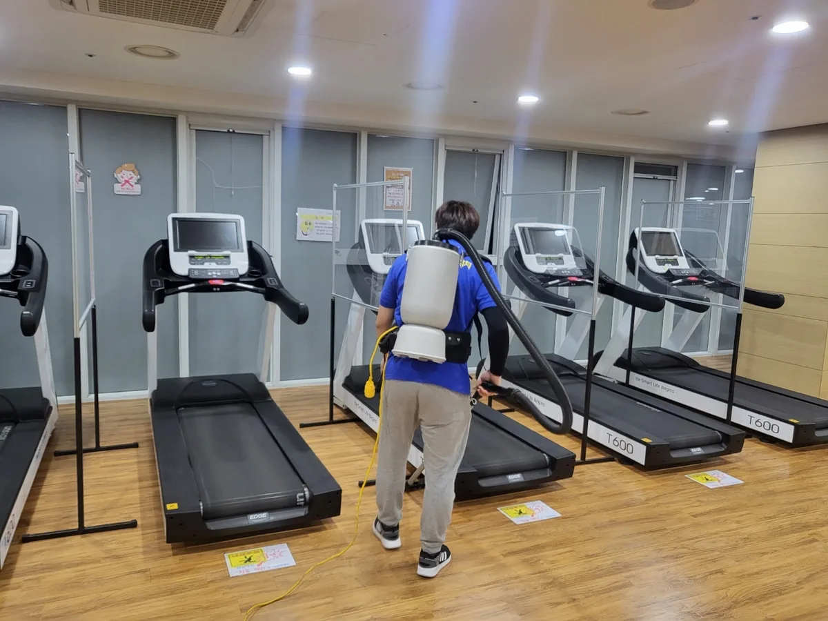 울진군 죽변면 헬스장 탕비실 직원 휴게공간 위생청소 사례 - 행진크린